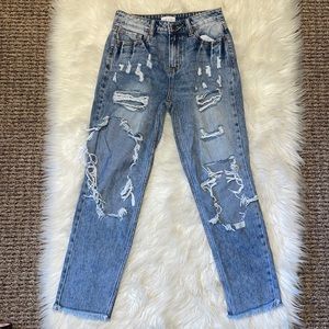 Amazing cello distressed jeans
